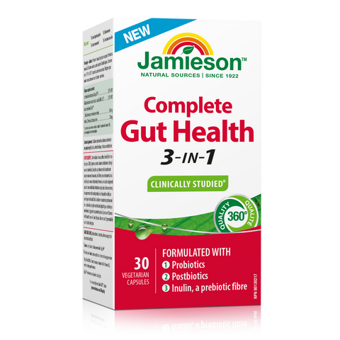 31002116 Jamieson Complete Gut Health 30 Capsules 10124_R2034_CompleteGutHealth_112mL_MAIN